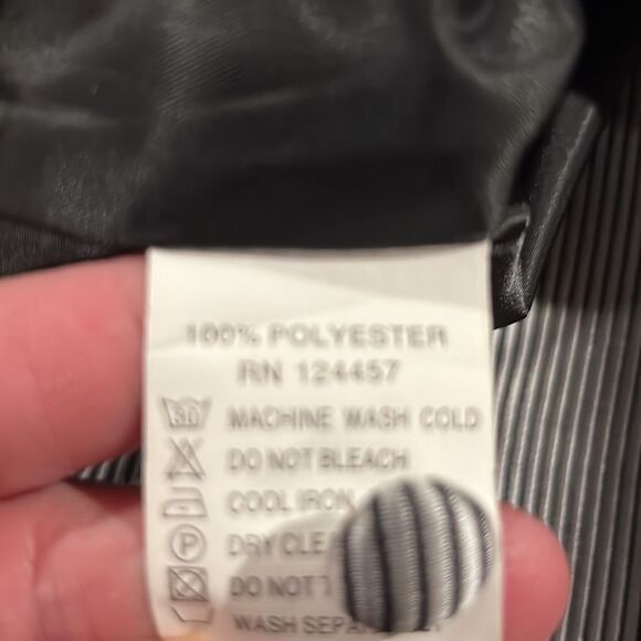 Grey Matter Concepts Men’s Metallic Silver Striped Vest Size Small. - Picture 7 of 7